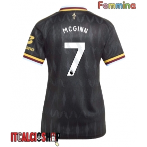 Aston Villa John McGinn #7 Seconda Maglia Femmina 2026-27 Manica Corta